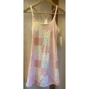 NWT ASR Soft Jumpsuit Dress Shorts Active Outfit Women’s S Pink Padded Bra $74